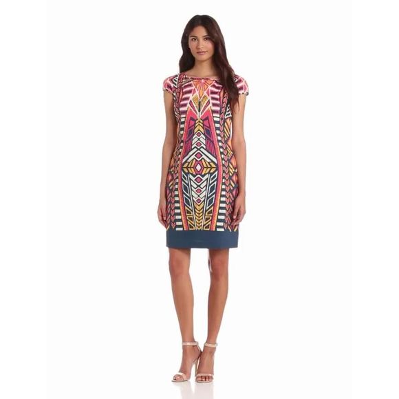 Adrianna Papell Dresses & Skirts - Adriana Pappell Aztec Sheath Dress 16